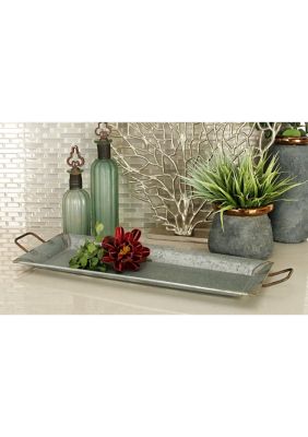 Farmhouse Metal Tray - Set of 2