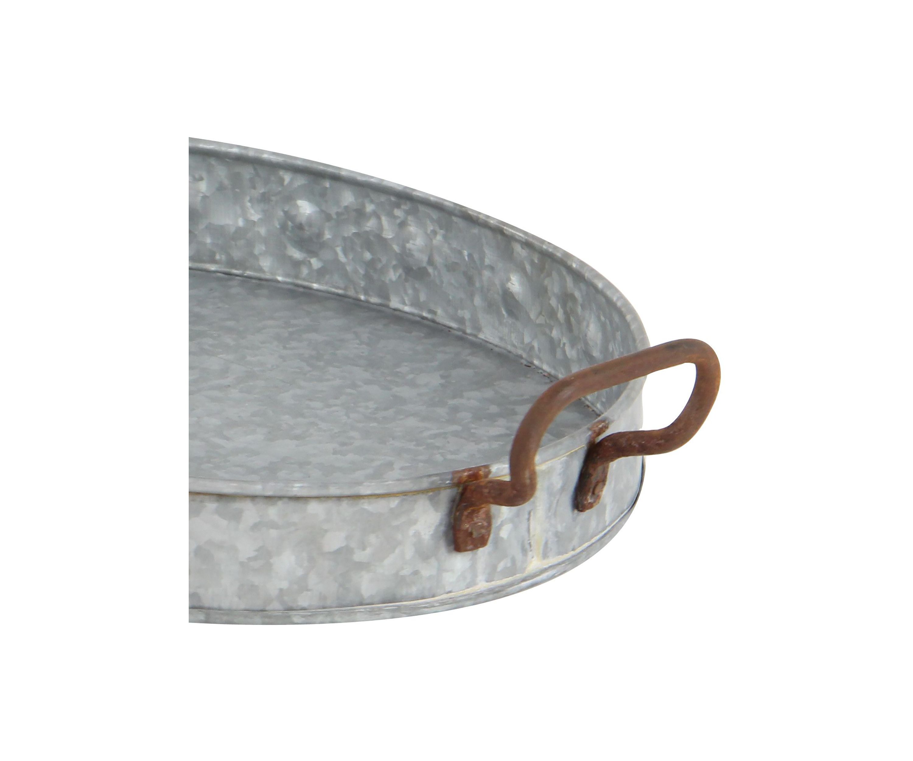 Farmhouse Metal Tray - Set of 3