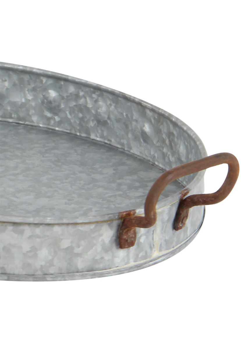Farmhouse Metal Tray - Set of 3