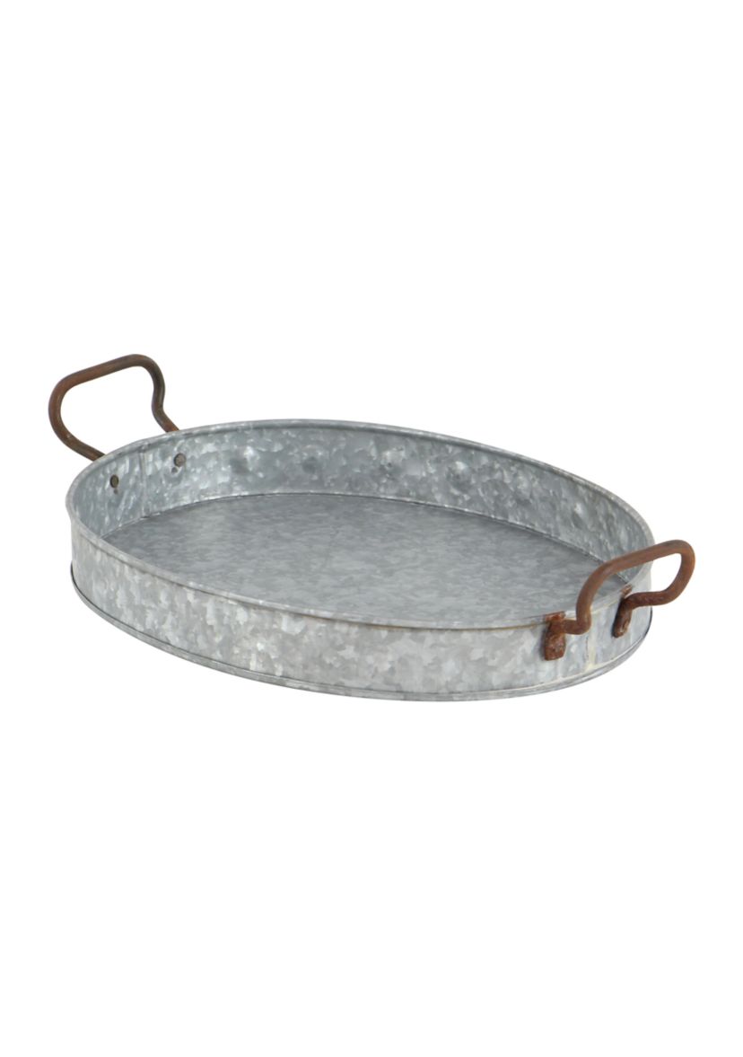 Farmhouse Metal Tray - Set of 3
