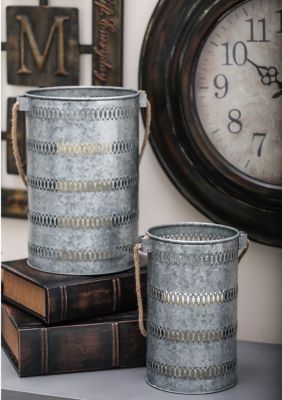 Coastal Metal Lantern - Set of 2