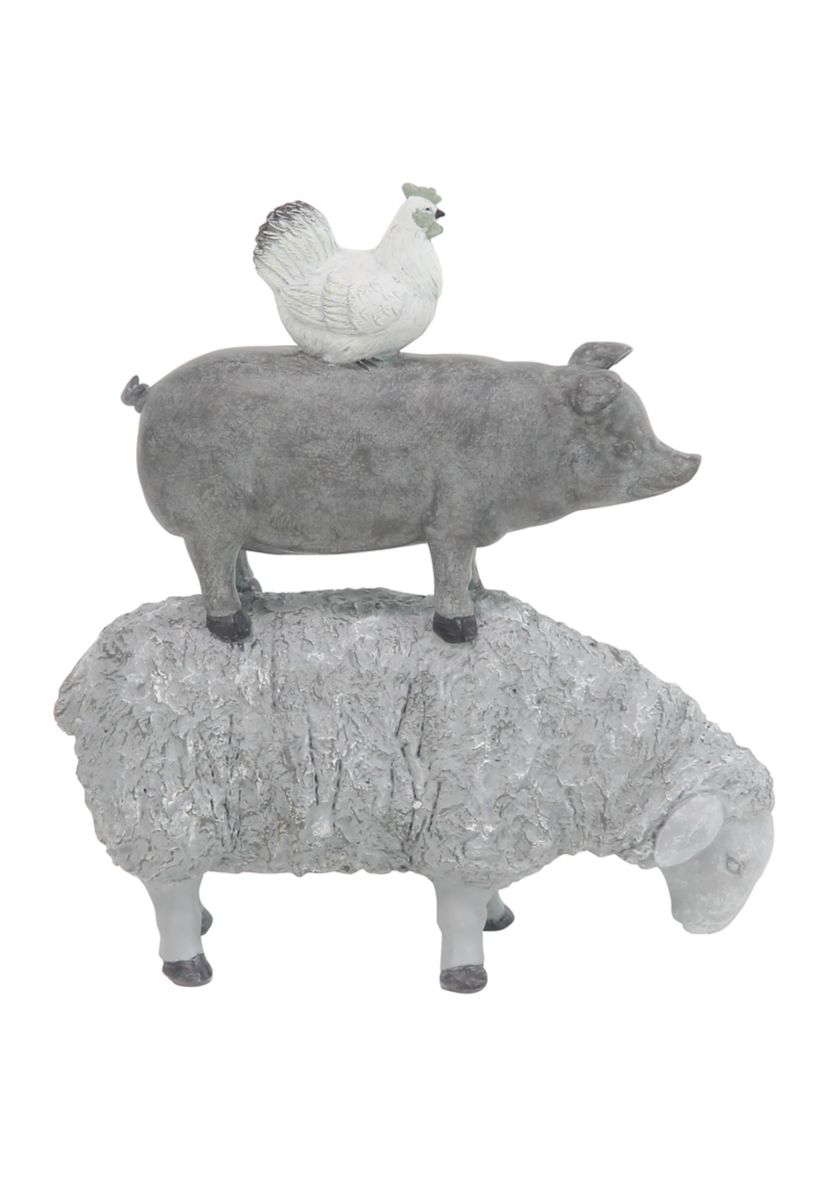 Farmhouse Polystone Sculpture