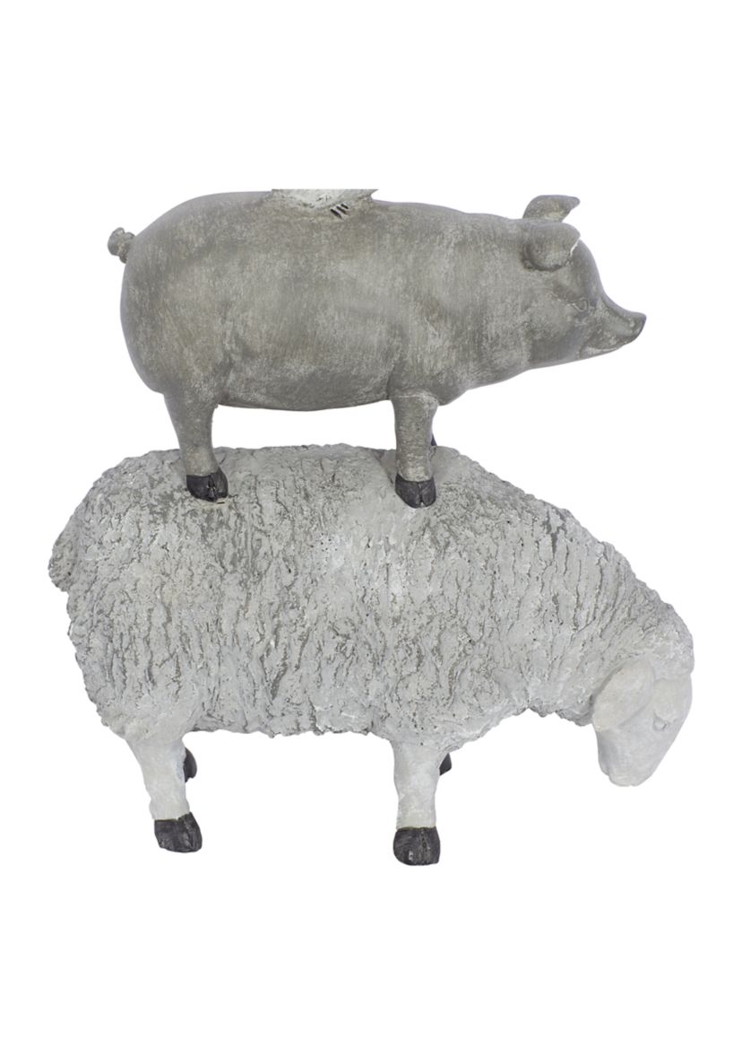 Farmhouse Polystone Sculpture