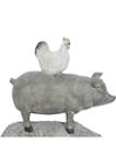 Polystone Stacking Animals Sculpture