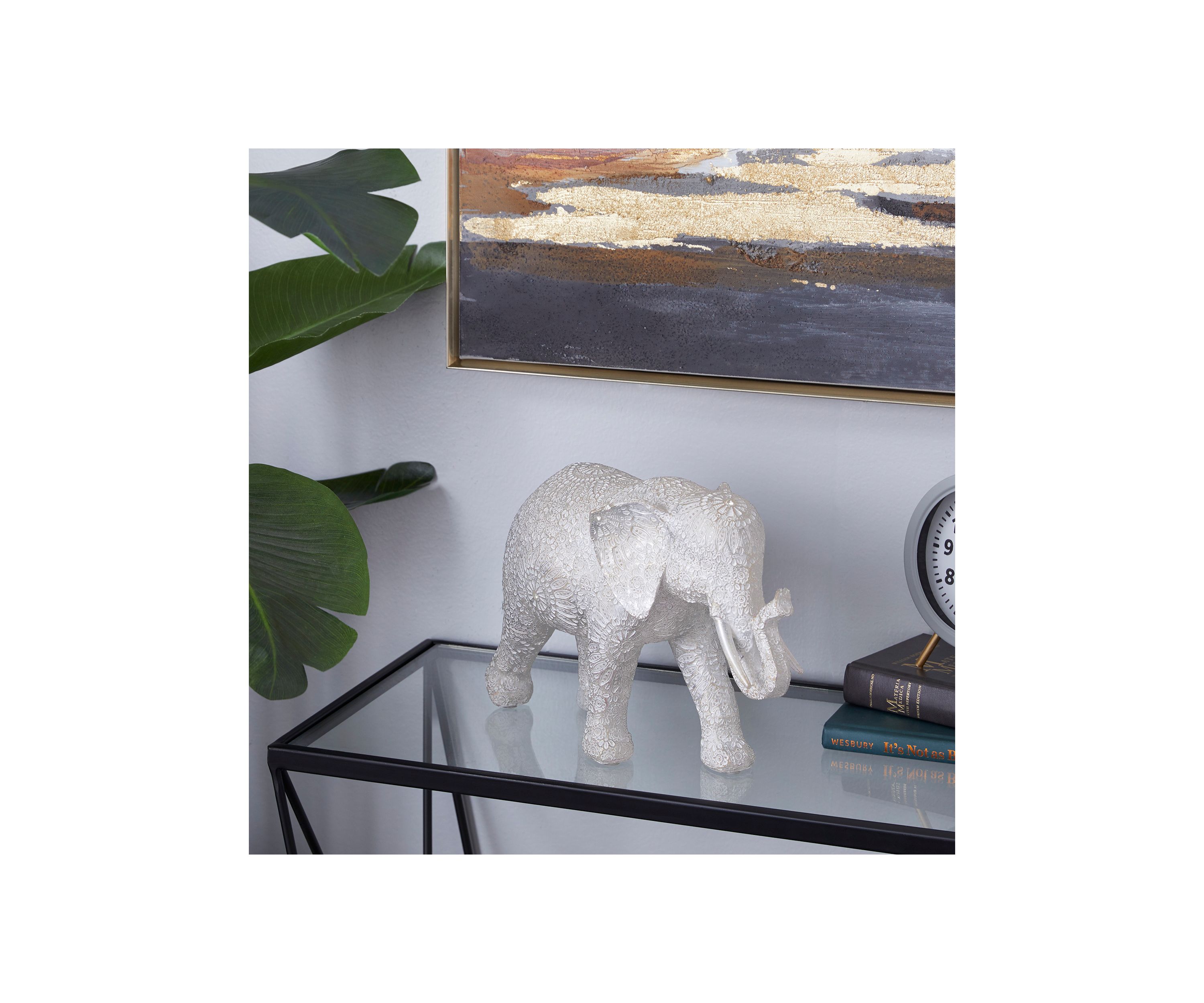 Eclectic Polystone Sculpture