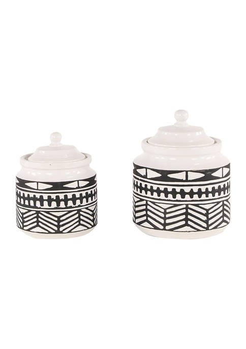 Monroe Lane Eclectic Ceramic Decorative Jars