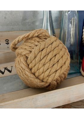 Coastal Jute Rope Sculpture - Set of 2