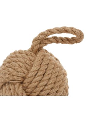 Coastal Jute Rope Sculpture - Set of 2