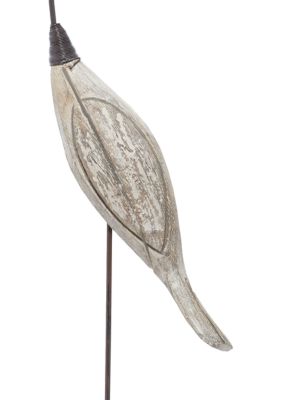 Coastal Wood Sculpture - Set of 2