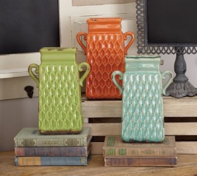 Vintage Ceramic Vase - Set of 3
