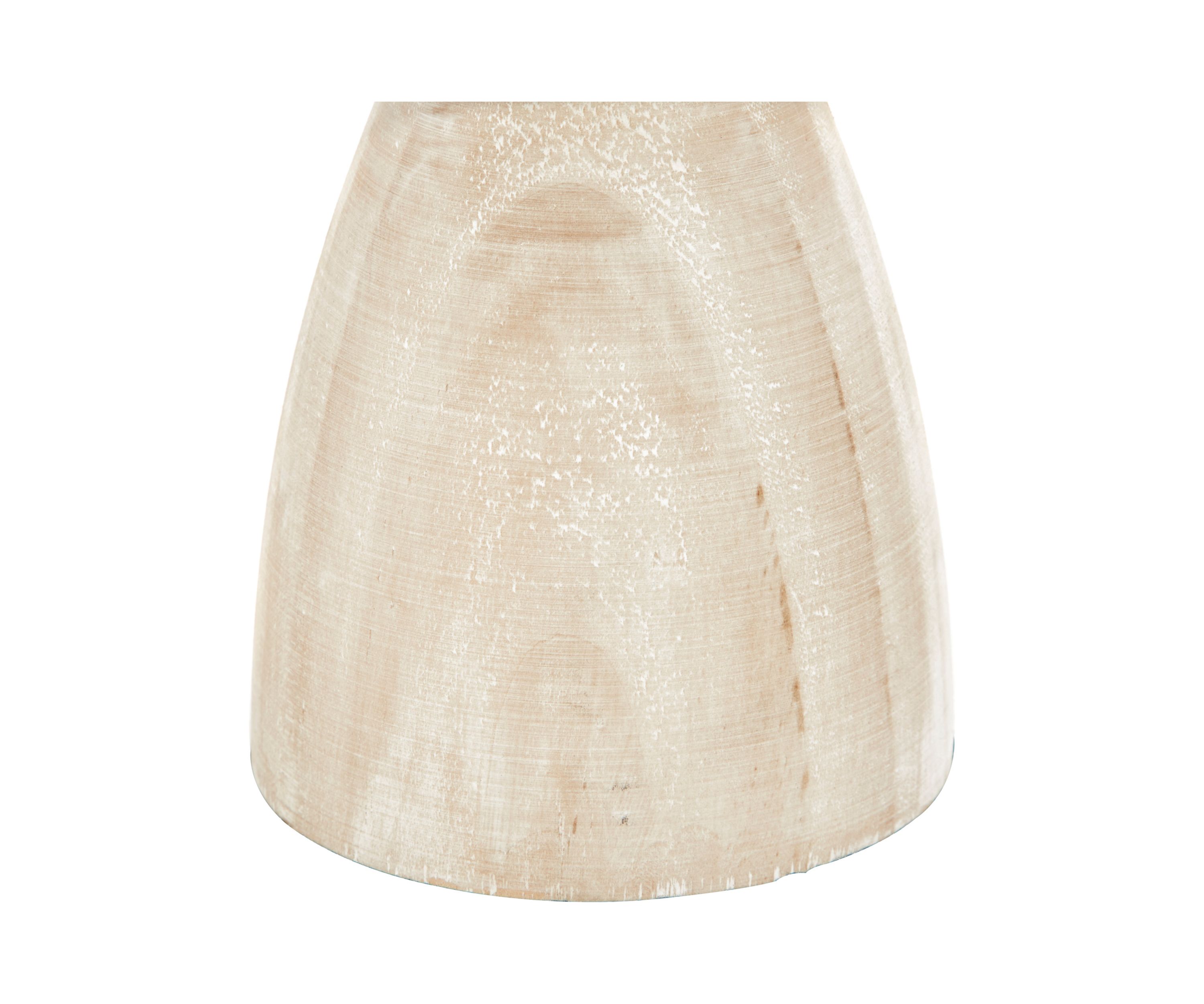 Coastal Wood Candle Holder - Set of 3