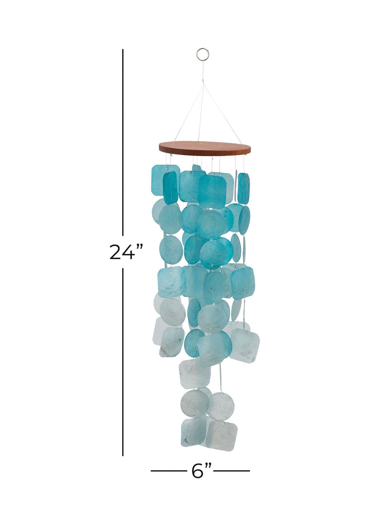 Coastal Capiz Shell Windchime