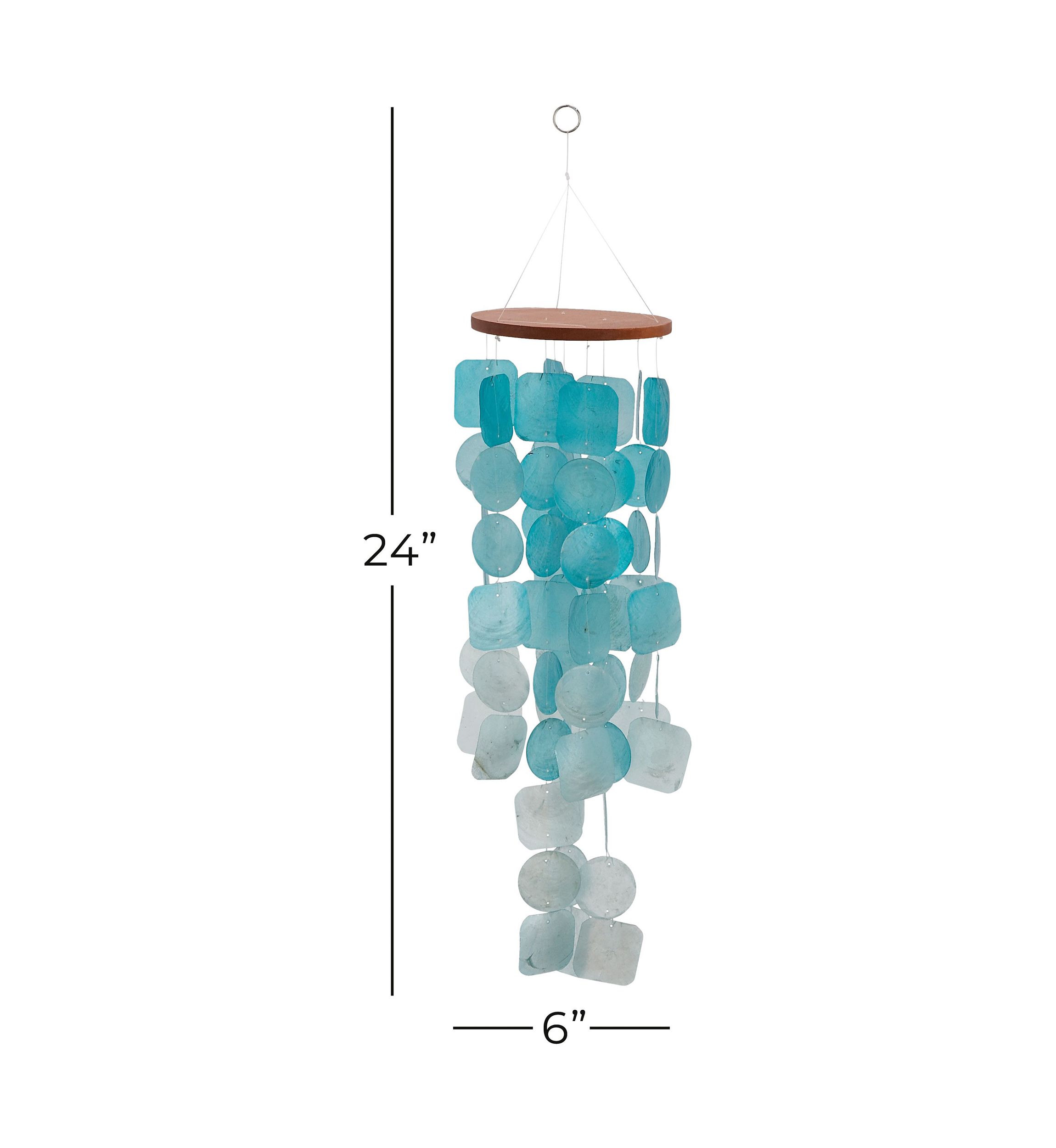Coastal Capiz Shell Windchime