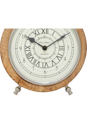 Modern Mango Wood Clock