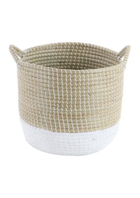 Contemporary Seagrass Storage Basket - Set of 3