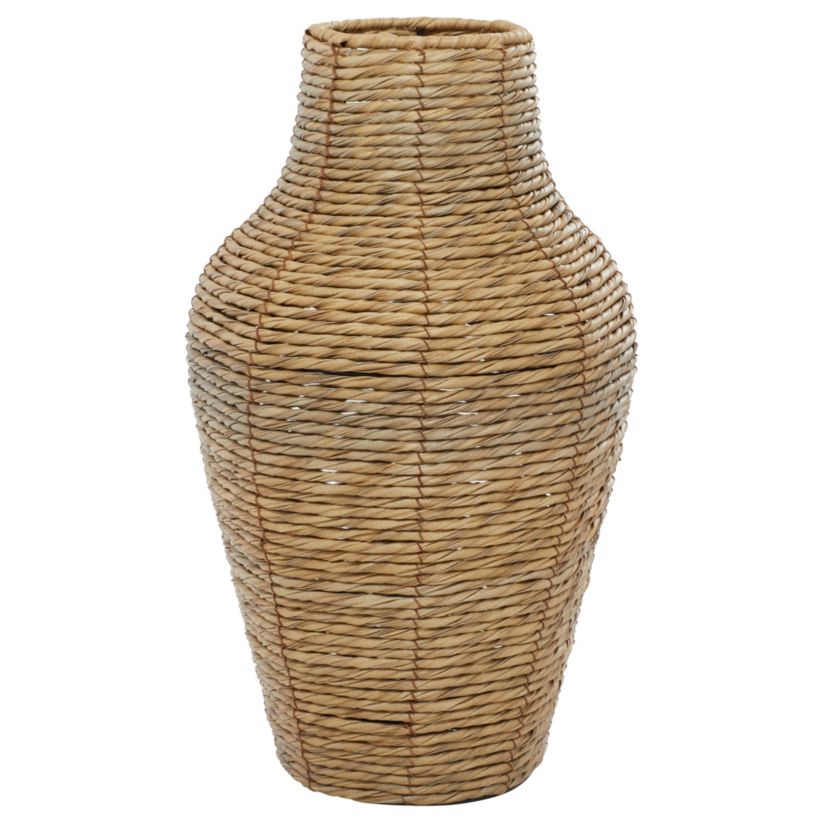 Coastal Faux Seagrass Vase