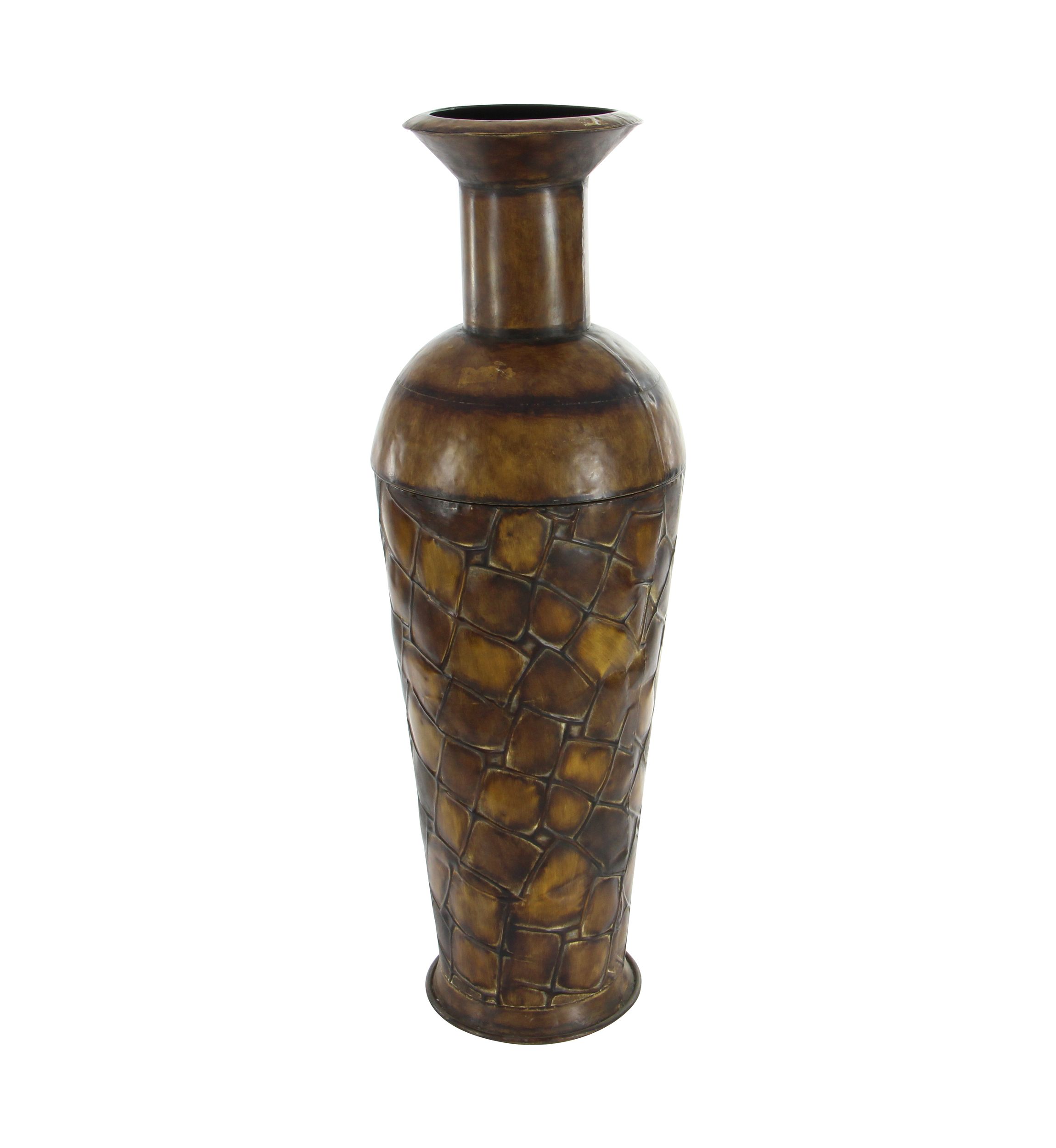 Rustic Metal Vase - Set of 3