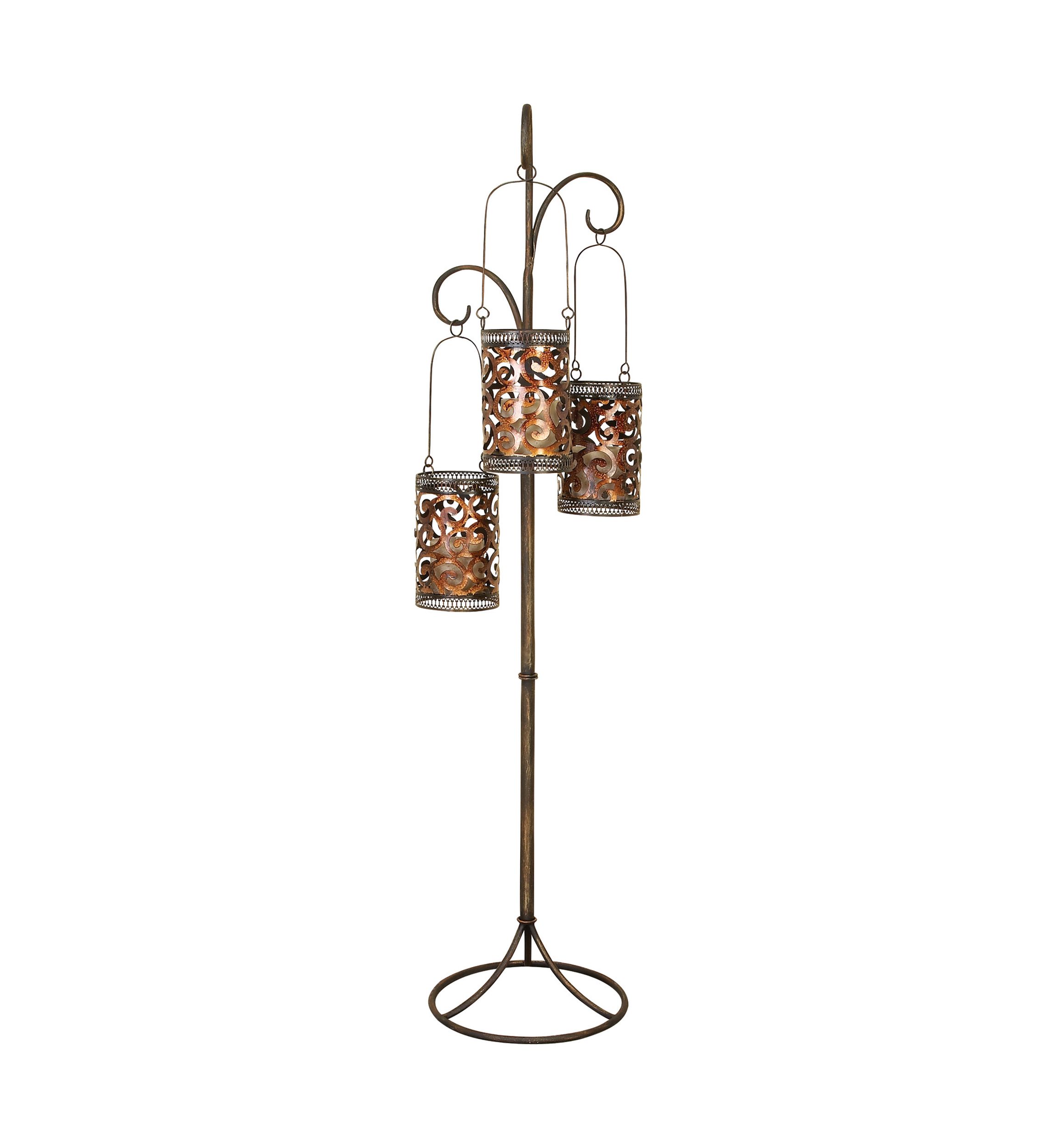 Eclectic Metal Candle Lantern