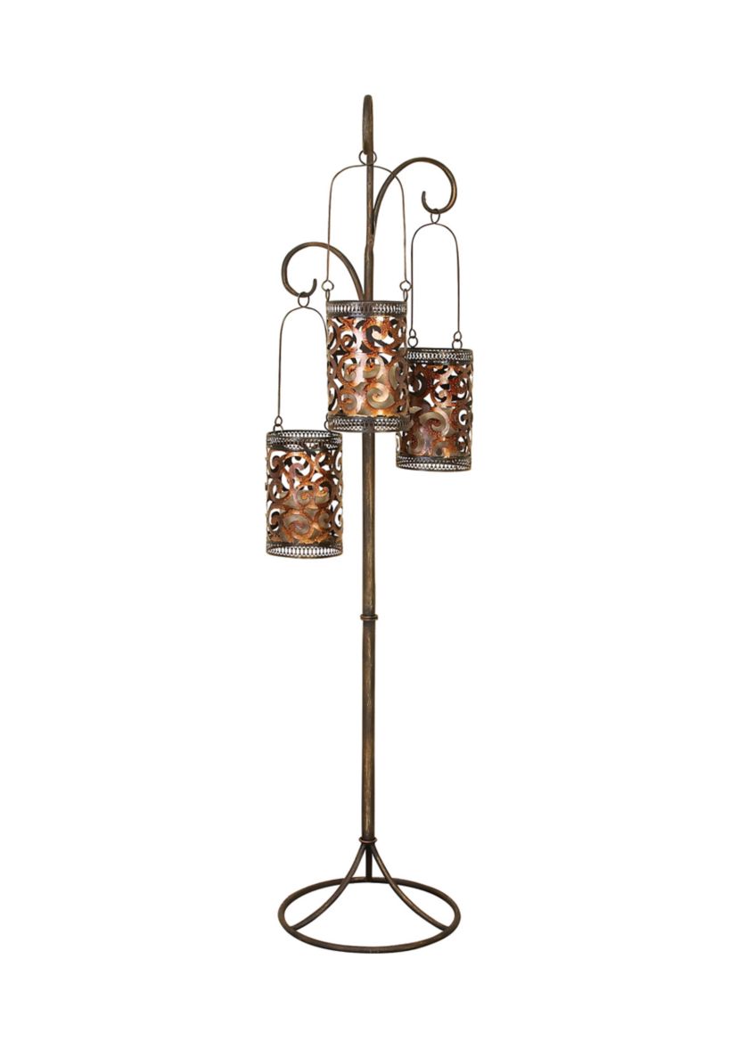 Eclectic Metal Candle Lantern
