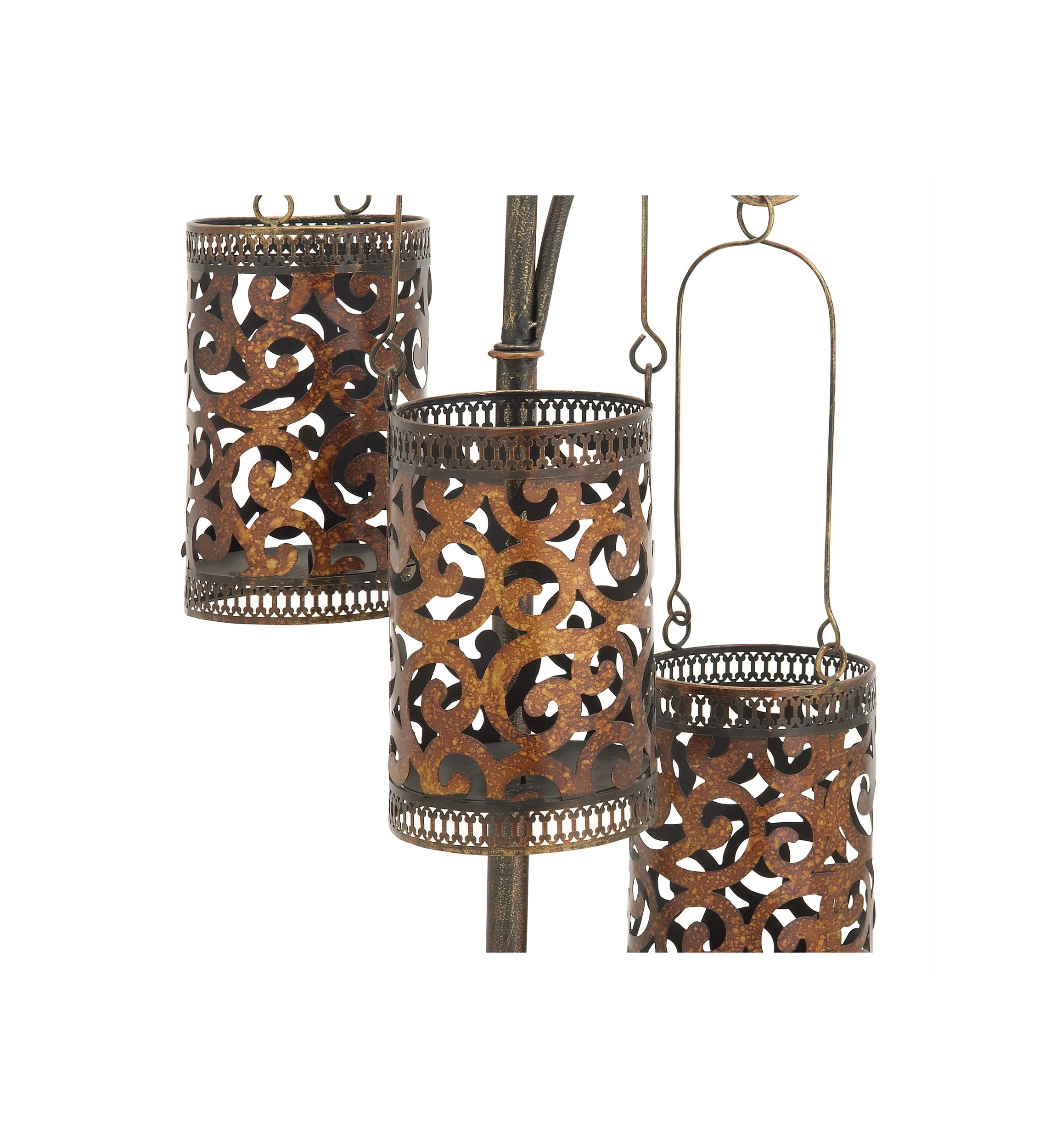 Eclectic Metal Candle Lantern