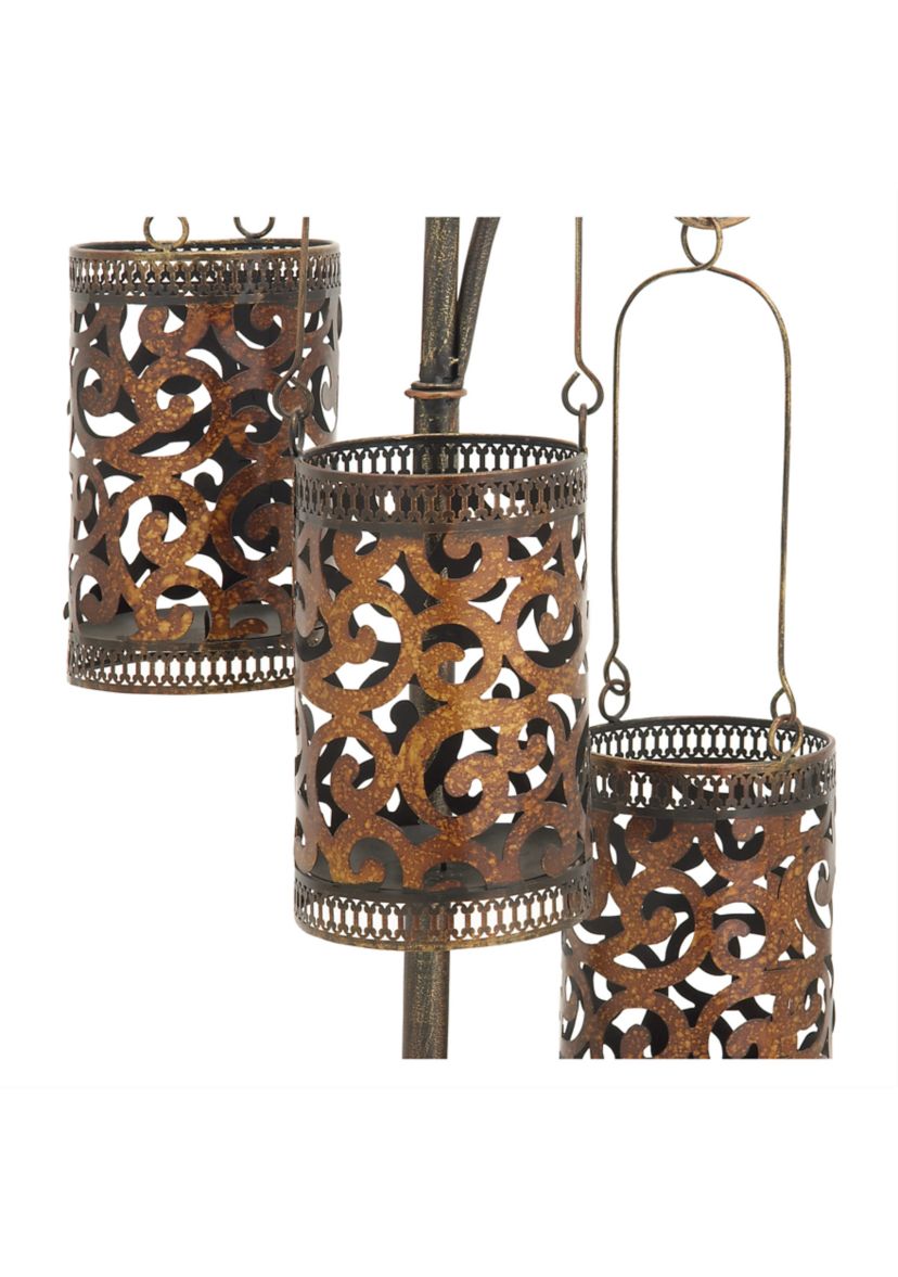 Eclectic Metal Candle Lantern