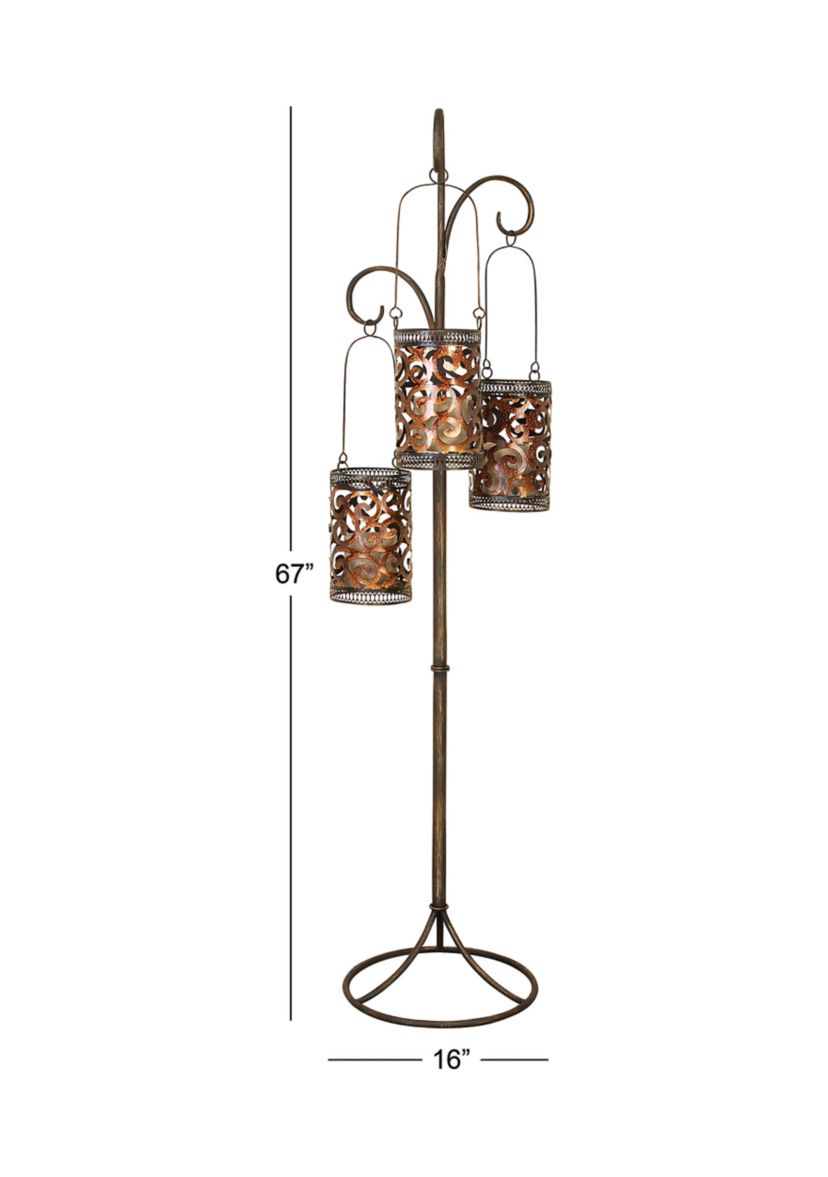 Eclectic Metal Candle Lantern