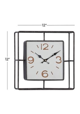 Contemporary Metal Wall Clock