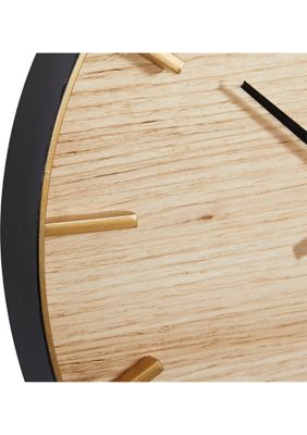 Rustic Wooden Wall Clock