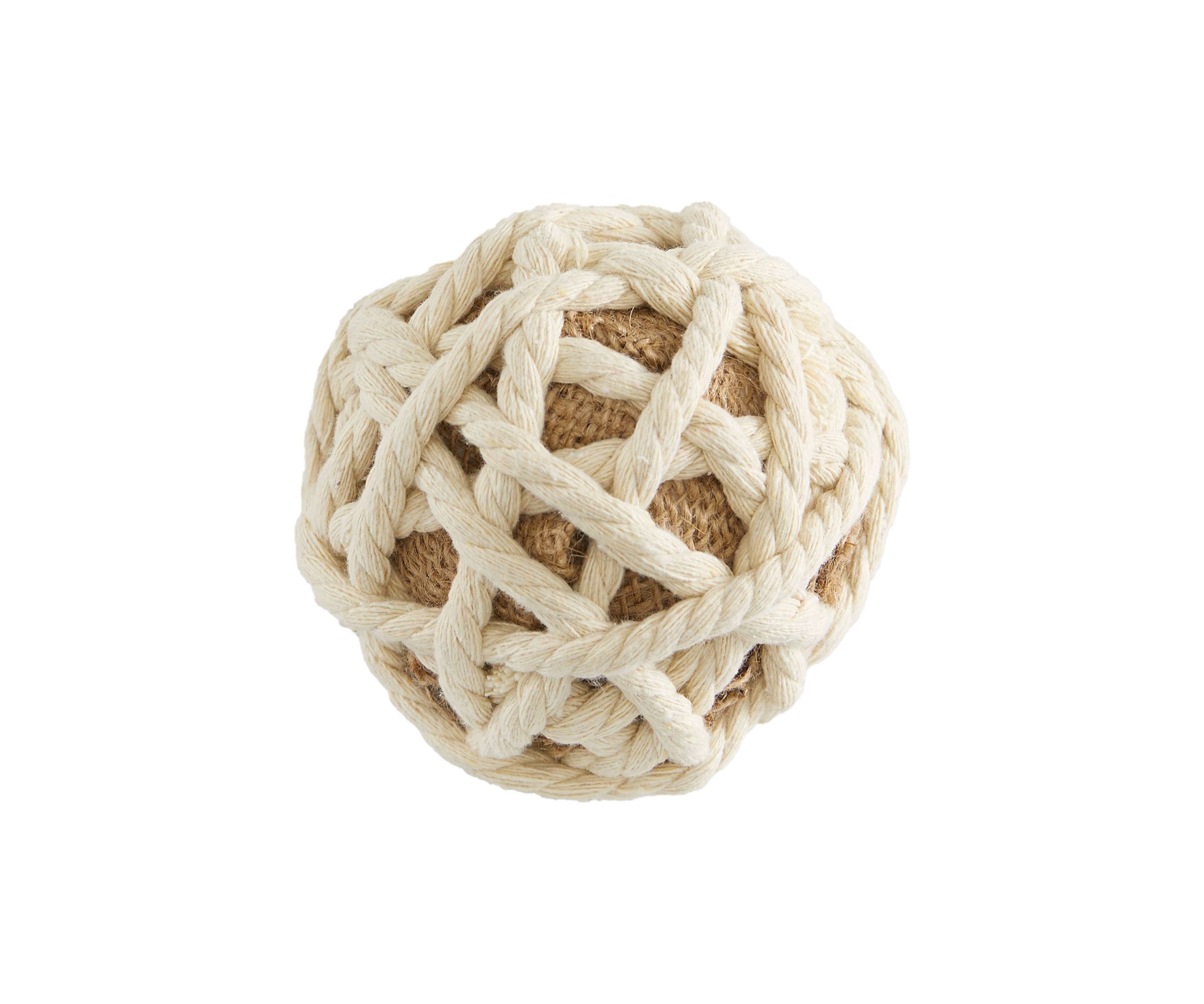 Coastal Jute Rope Orbs & Vase Filler - Set of 6