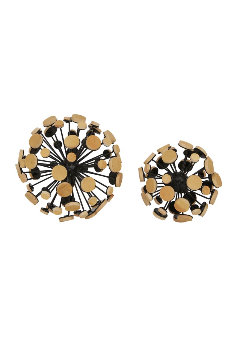 Modern Metal Sculpture - Set of 2