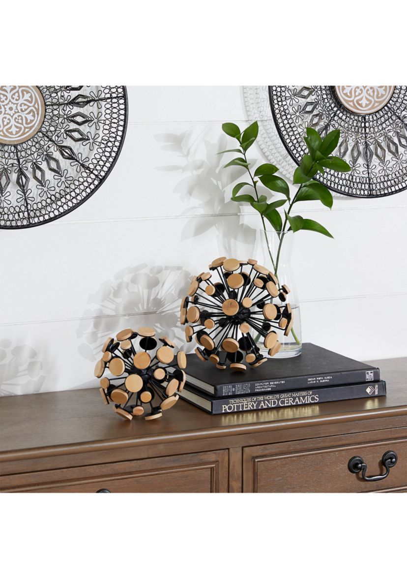 Modern Metal Sculpture - Set of 2