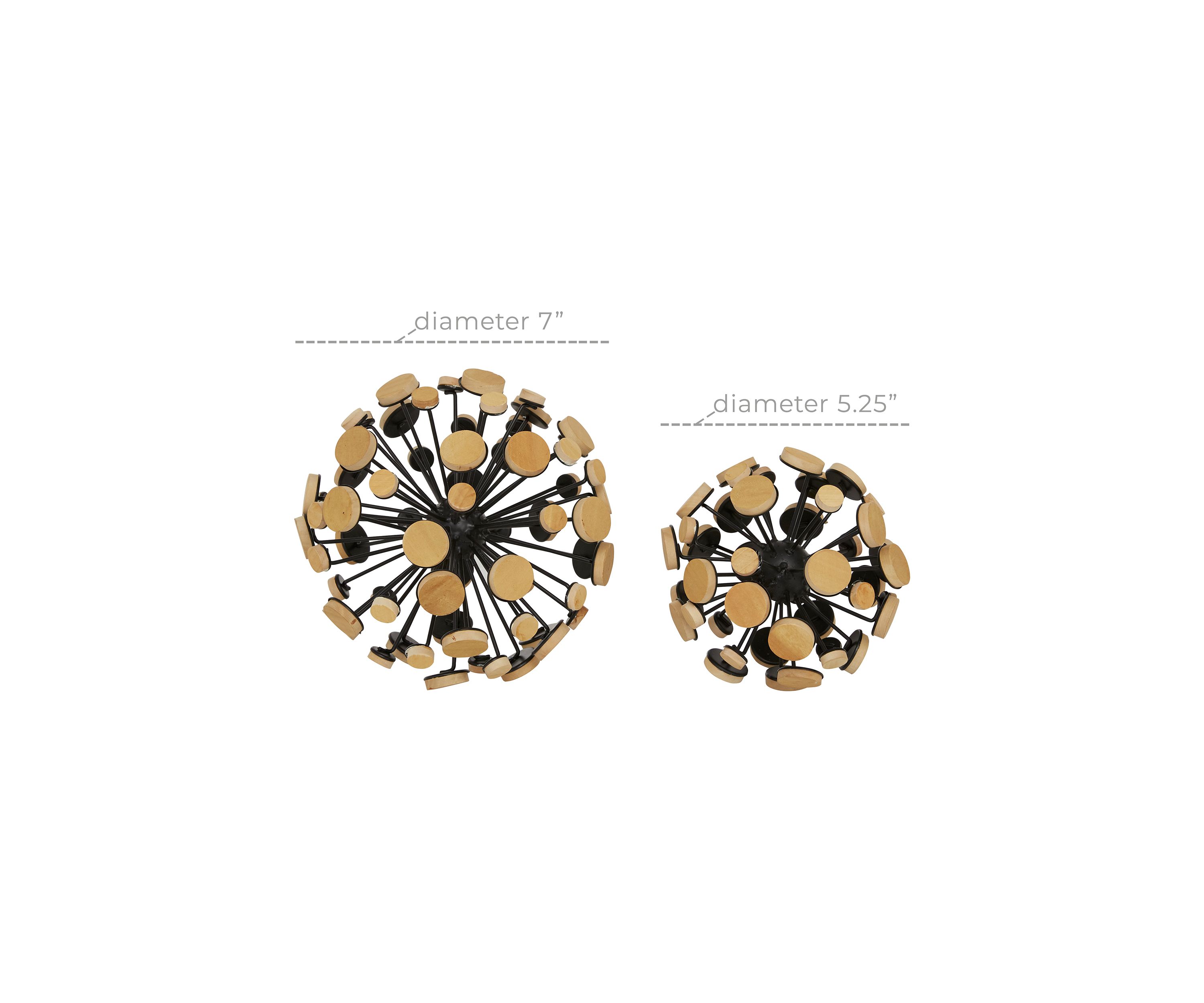 Modern Metal Sculpture - Set of 2