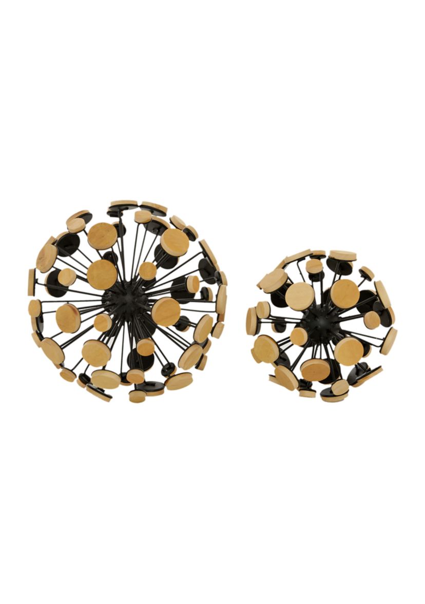 Modern Metal Sculpture - Set of 2
