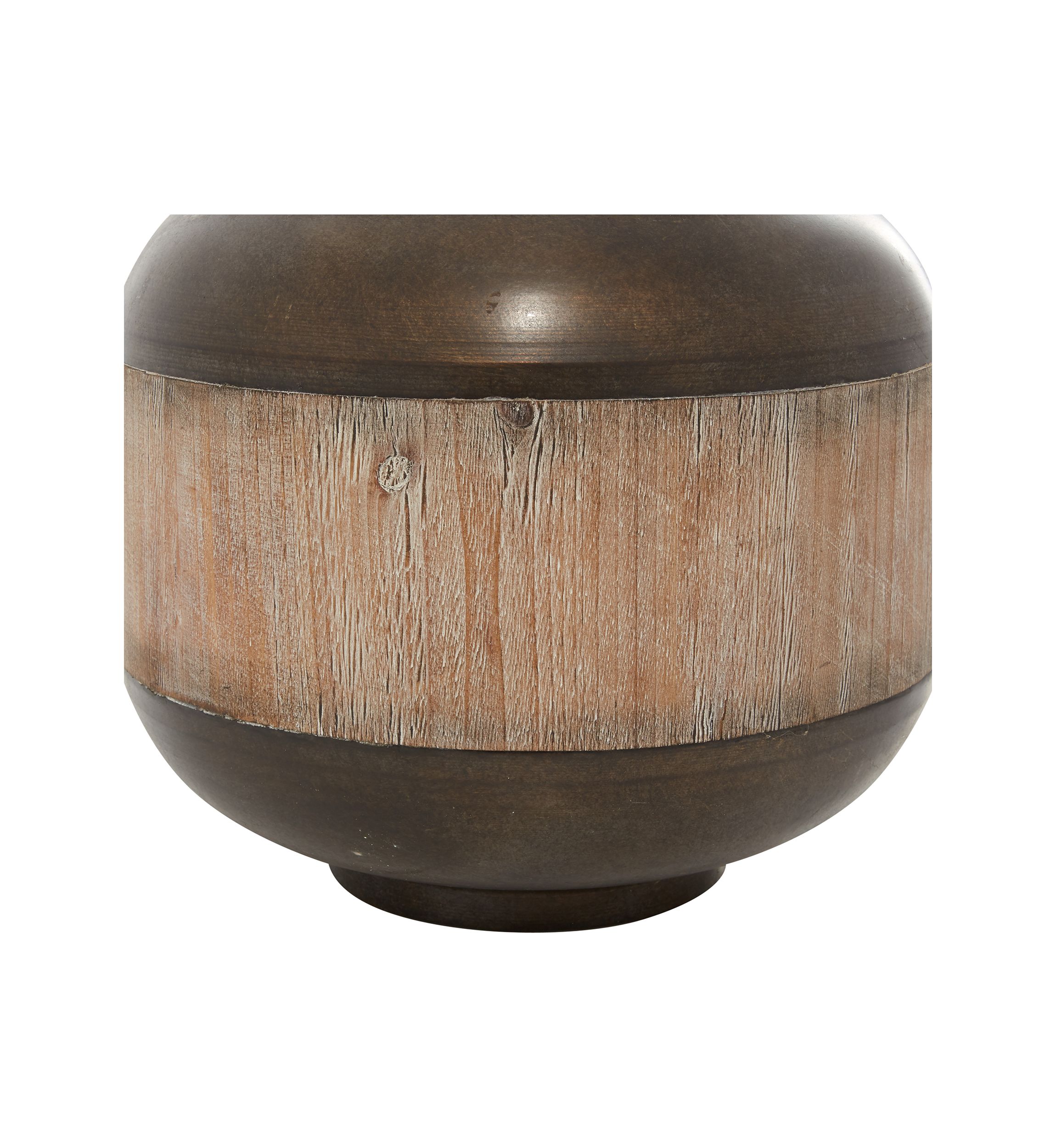 Rustic Metal Decorative Jars