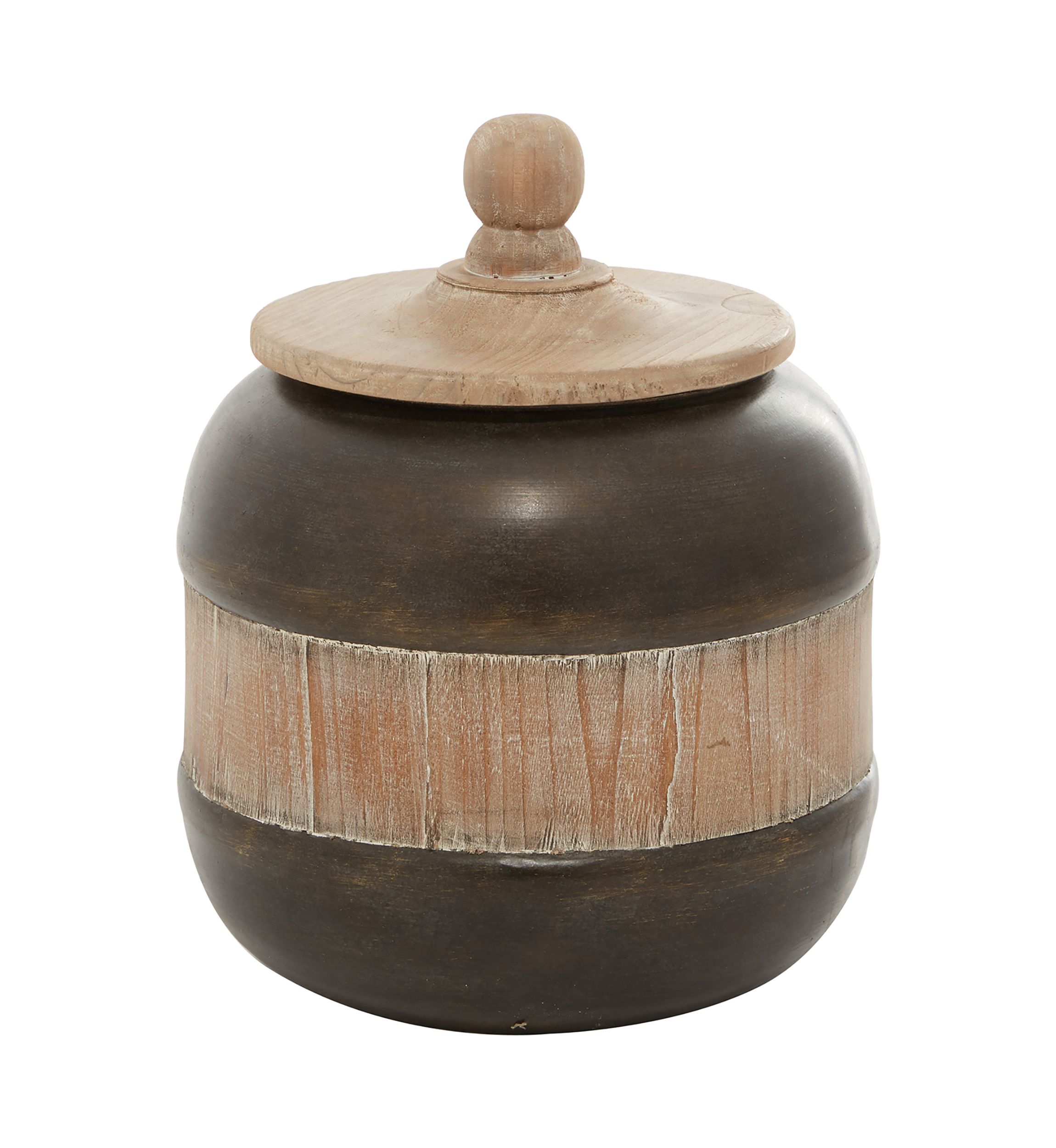 Rustic Metal Decorative Jars