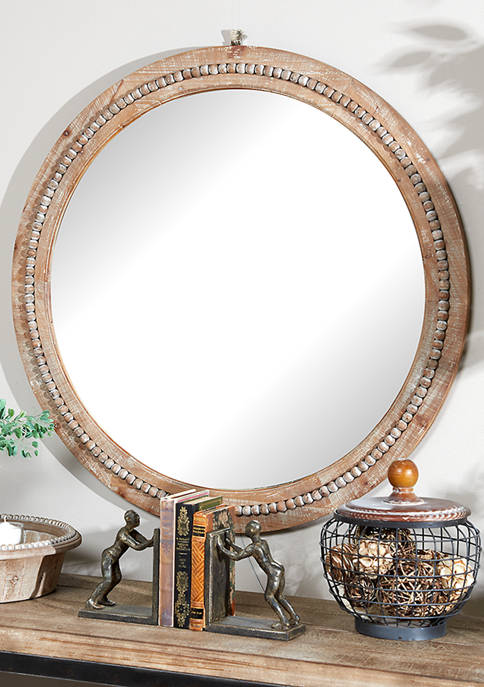 Monroe Lane Circular Framed Wall Mirror