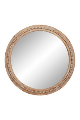 Bohemian Wood Wall Mirror