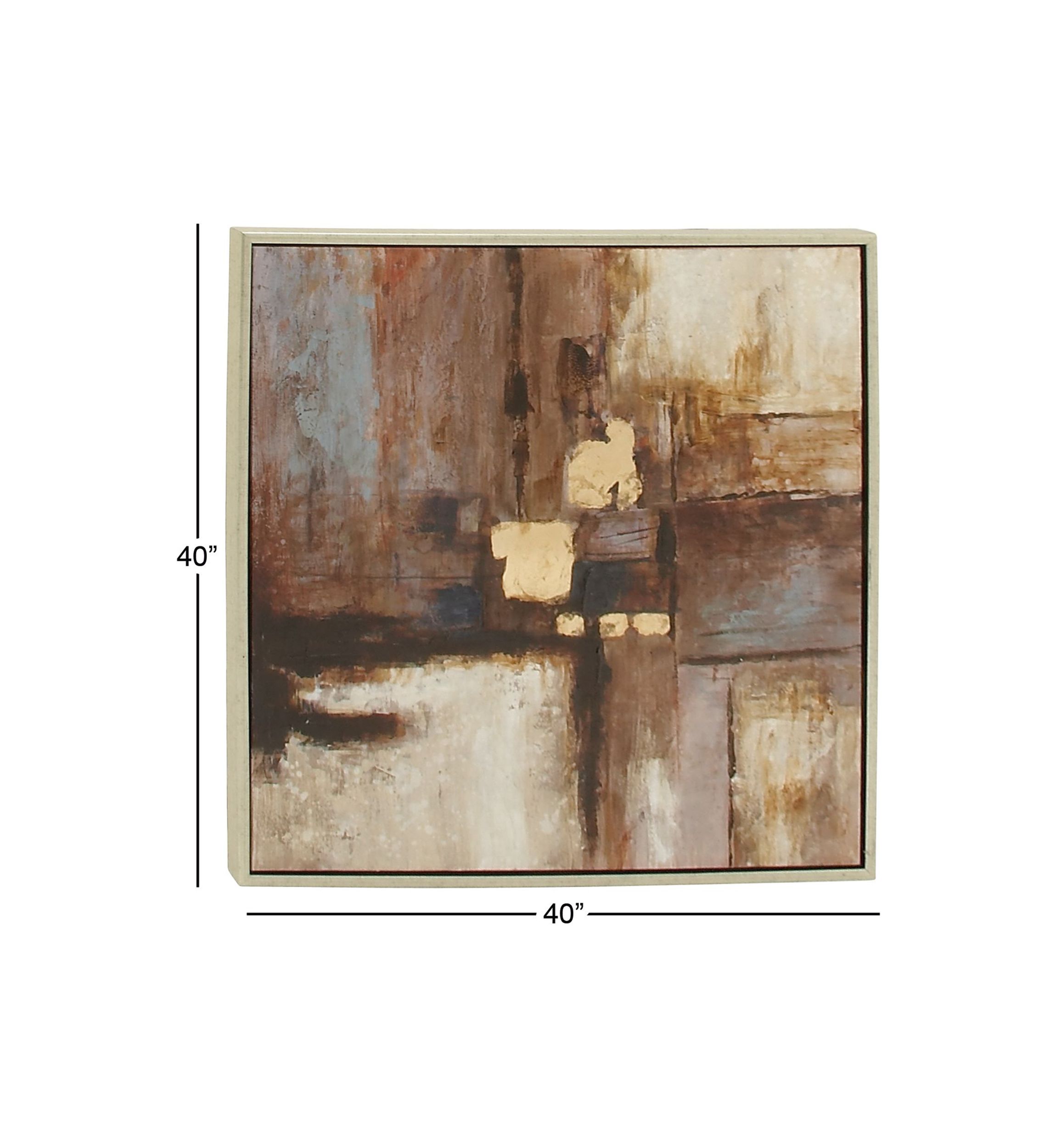 Contemporary Canvas Framed Wall Art