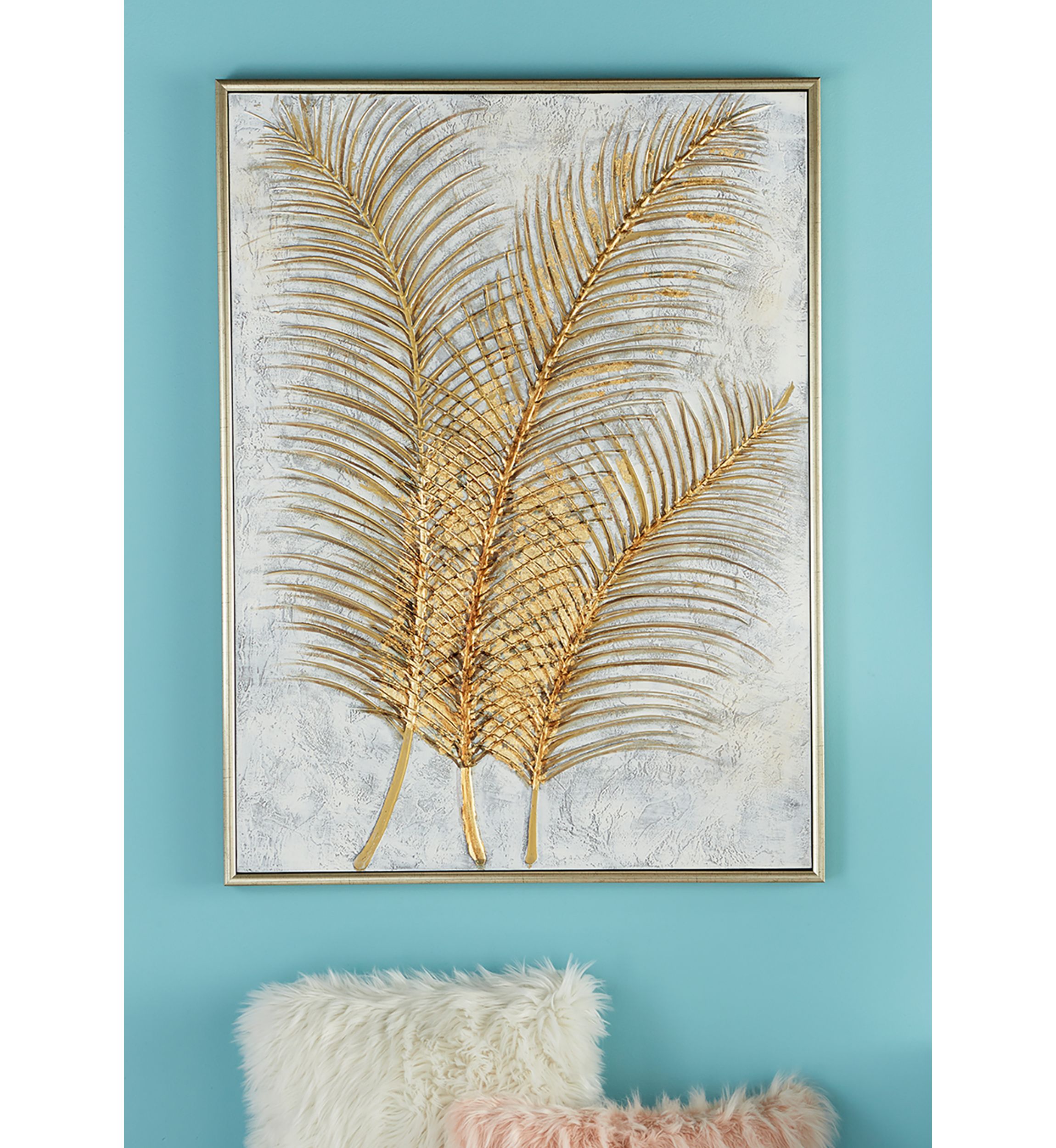 Glam Canvas Framed Wall Art
