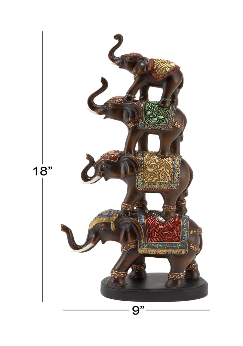 Eclectic Polystone Sculpture