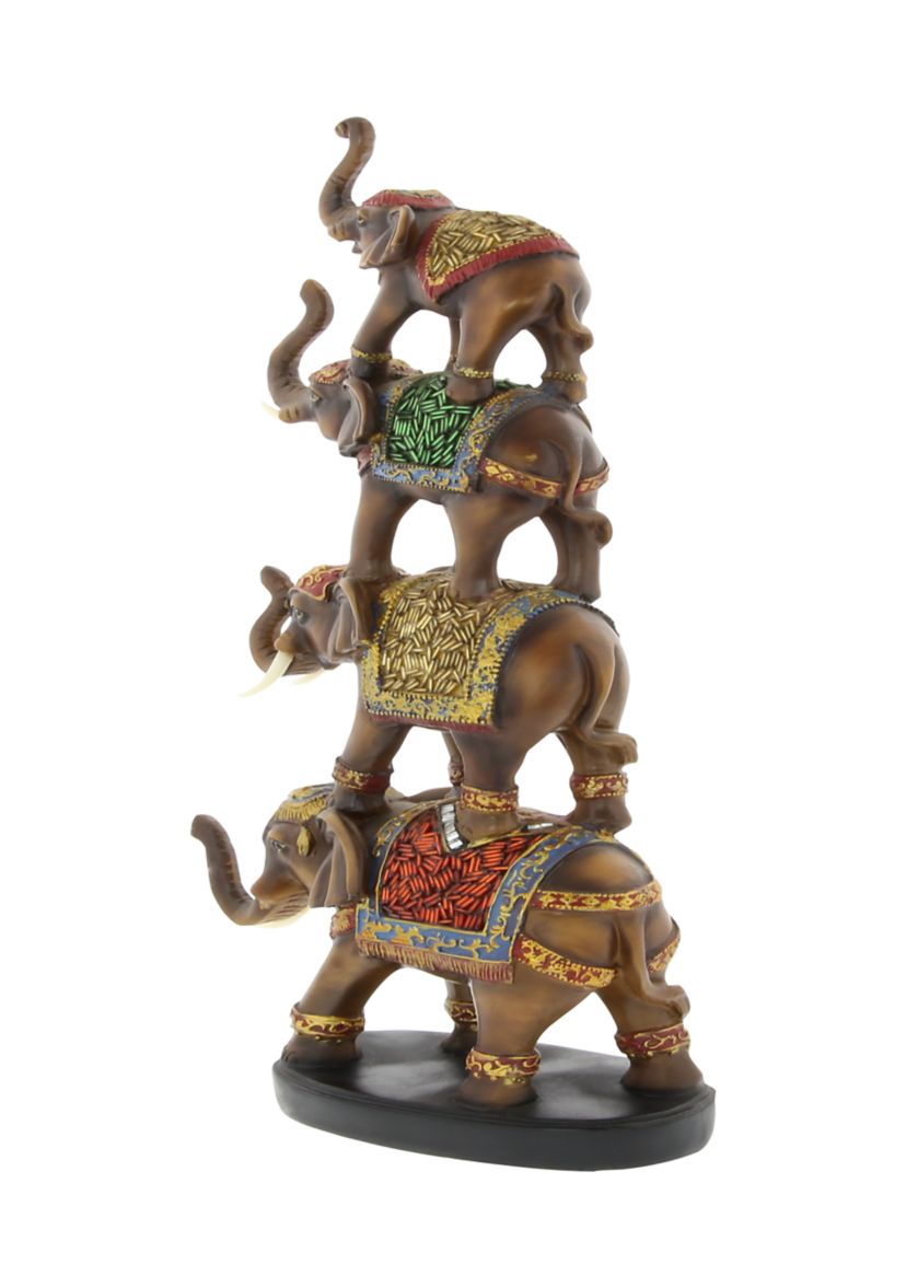 Eclectic Polystone Sculpture
