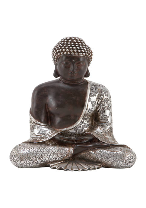 Bohemian Polystone Sculpture Buddha