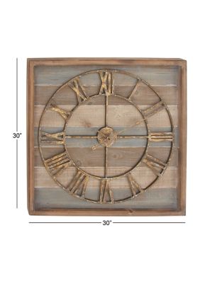 Contemporary Metal Wall Clock