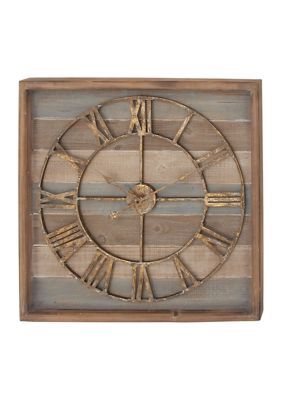 Contemporary Metal Wall Clock