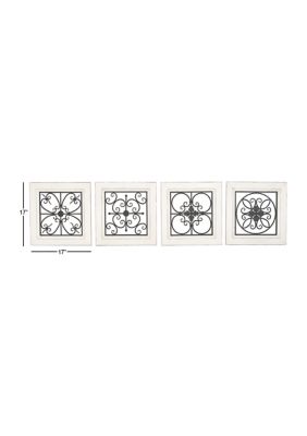 Farmhouse Wooden Wall Decor - Set of 4