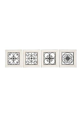 Farmhouse Wooden Wall Decor - Set of 4