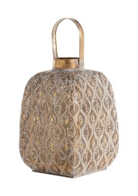 Eclectic Metal Candle Lantern