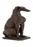 Farmhouse Polystone Dog Sculpture
