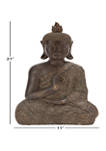 Bohemian Polystone Buddha Sculpture
