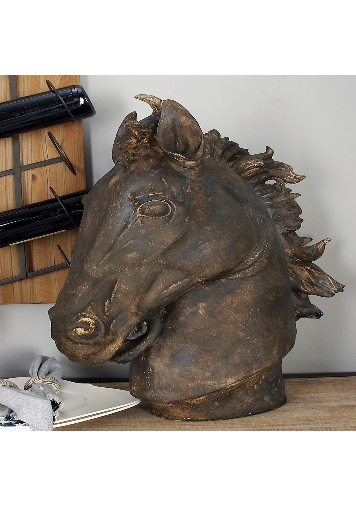Traditional Polystone Sculpture
